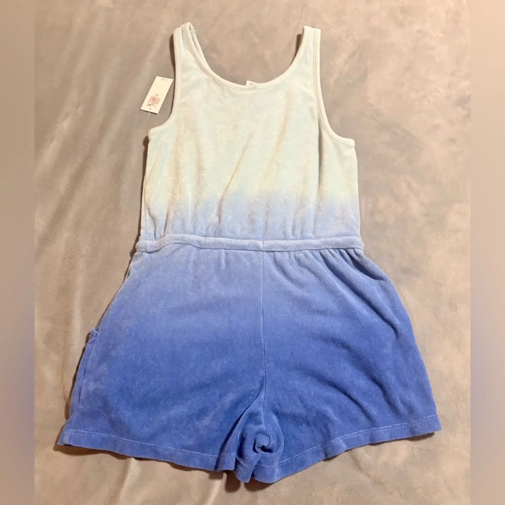 Old Navy Sleeveless Terry Cinched-Waist Romper for Girls